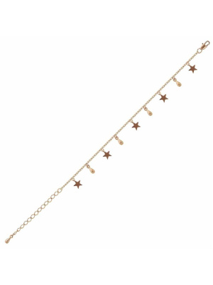 Браслет серебро 925 пробы, покрытие - золочение, без вставок