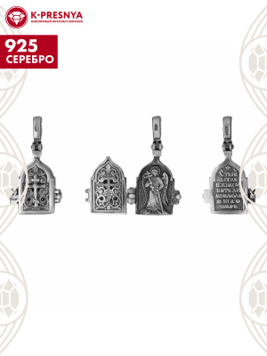 Подвеска серебро 925 пробы, покрытие - оксидирование, без вставок