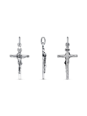 Подвеска серебро 925 пробы, покрытие - оксидирование, без вставок