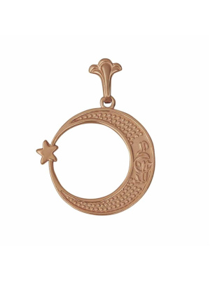 Подвеска бижутерия, покрытие - золочение, без вставок