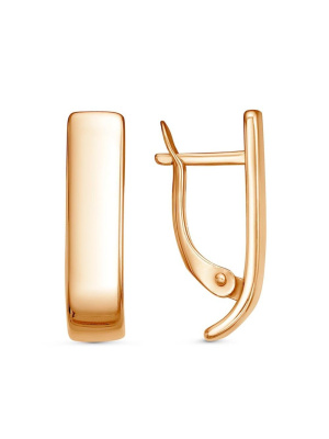 Серьги бижутерия, покрытие - золочение, без вставок