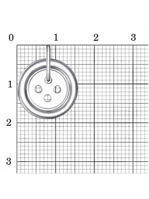 Подвеска бижутерия, покрытие - платинирование, без вставок
