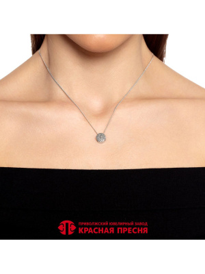 Подвеска серебро 925 пробы, покрытие - оксидирование, без вставок