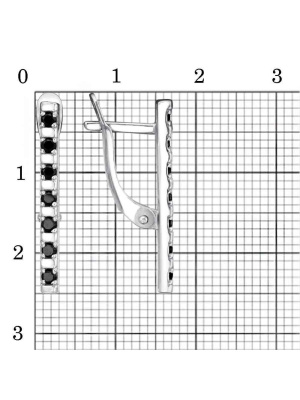 Серьги серебро 925 пробы, покрытие - родирование, вставка - фианит (недрагоценный камень)