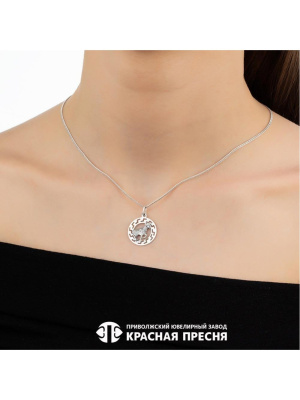 Подвеска "овен" серебро 925 пробы, покрытие - оксидирование, без вставок