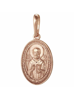 Подвеска серебро 925 пробы, покрытие - золочение, без вставок