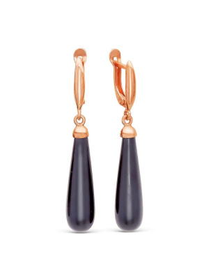 Серьги бижутерия, покрытие - золочение, вставка - имитация жемчуга