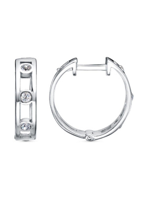 Серьги бижутерия, покрытие - платинирование, вставка - стекло ювелирное preciosa