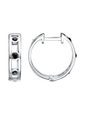 Серьги бижутерия, покрытие - платинирование, вставка - стекло ювелирное preciosa