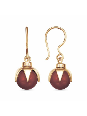 Серьги бижутерия, покрытие - золочение, вставка - имитация жемчуга