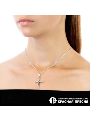 Подвеска серебро 925 пробы, покрытие - оксидирование, без вставок