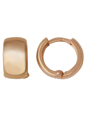 Серьги серебро 925 пробы, покрытие - золочение, без вставок