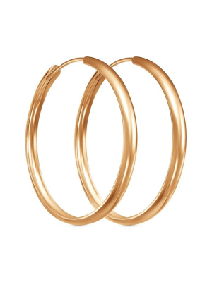 Серьги бижутерия, покрытие - золочение, без вставок