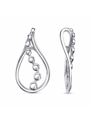 Подвеска серебро 925 пробы, покрытие - родирование, без вставок