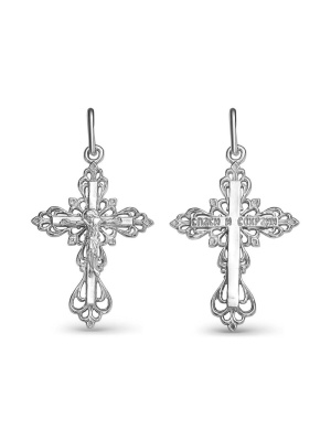 Подвеска серебро 925 пробы, покрытие - оксидирование, без вставок