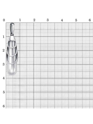 Подвеска бижутерия, покрытие - серебрение с оксидированием, вставка - имитация жемчуга