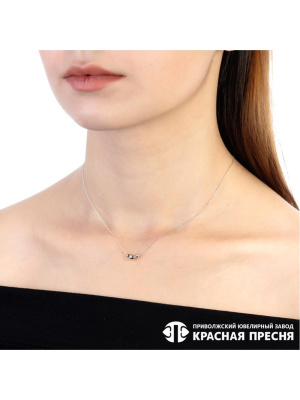 Колье серебро 925 пробы, без покрытия, без вставок