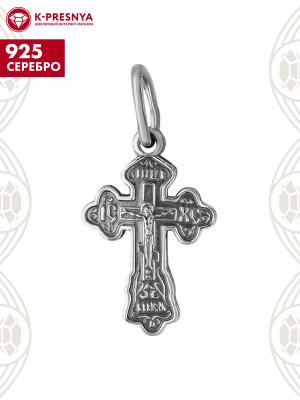 Подвеска серебро 925 пробы, покрытие - оксидирование, без вставок