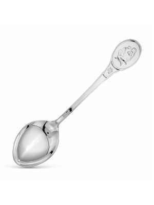 Ложка чайная "дева" серебро 925 пробы, без покрытия, без вставок