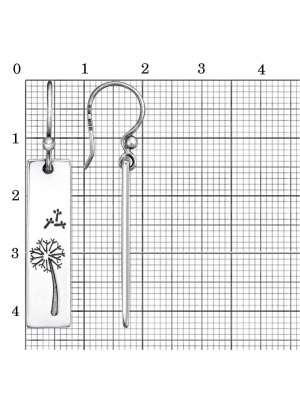 Серьги серебро 925 пробы, покрытие - оксидирование, без вставок