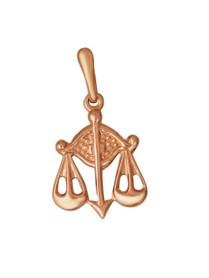 Подвеска бижутерия, покрытие - золочение, без вставок