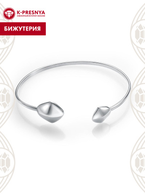 Браслет бижутерия, покрытие - платинирование, без вставок