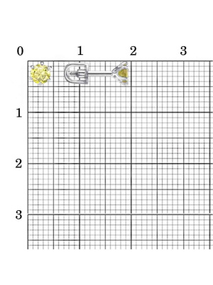 Серьги серебро 925 пробы, покрытие - родирование, вставка - фианит (недрагоценный камень)