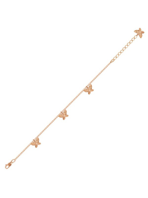 Браслет серебро 925 пробы, покрытие - золочение, без вставок