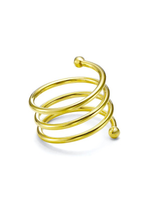 Салфетница бижутерия, покрытие - золочение, без вставок