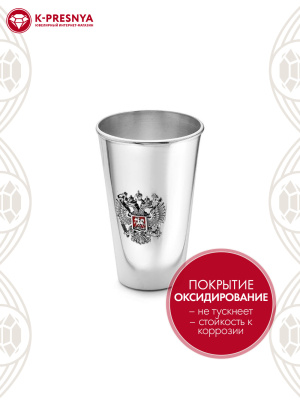 Стопка серебро 925 пробы, покрытие - оксидирование, отделка - эмаль, без вставок