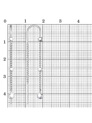 Серьги серебро 925 пробы, без покрытия, без вставок