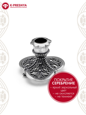 Сувенир бижутерия, покрытие - серебрение с оксидированием, без вставок