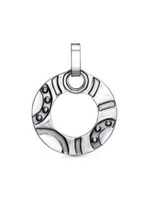 Подвеска бижутерия, покрытие - серебрение с оксидированием, вставка - стекло ювелирное preciosa