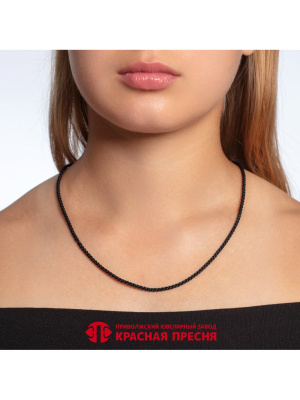 Шнур бижутерия, покрытие - серебрение, без вставок