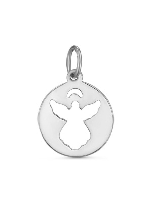 Подвеска бижутерия, покрытие - серебрение, без вставок