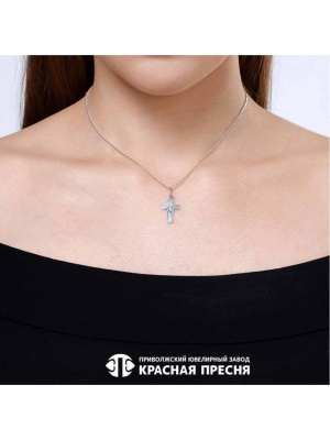 Подвеска серебро 925 пробы, покрытие - оксидирование, без вставок