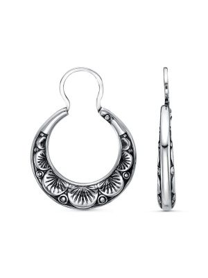 Серьги серебро 925 пробы, покрытие - оксидирование, без вставок