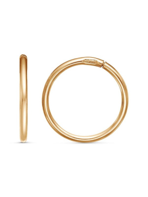 Серьги бижутерия, покрытие - золочение, без вставок