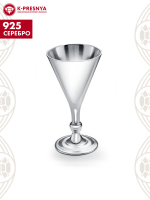 Рюмка серебро 925 пробы, без покрытия, без вставок