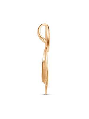 Подвеска бижутерия, покрытие - золочение, без вставок