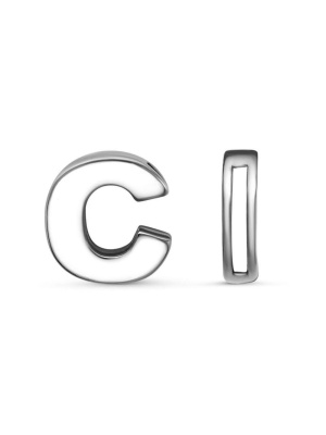 Подвеска серебро 925 пробы, покрытие - платинирование, без вставок