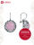 Серьги бижутерия, покрытие - серебрение с оксидированием, вставка - искусственный кварц розовый Серьги бижутерия, покрытие - серебрение с оксидированием, вставка - искусственный кварц розовый