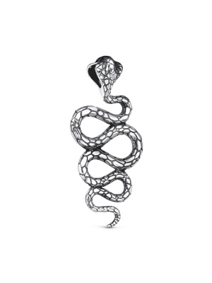 Подвеска серебро 925 пробы, покрытие - оксидирование, без вставок