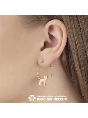 Серьги серебро 925 пробы, покрытие - платинирование, без вставок