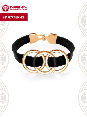 Браслет бижутерия, покрытие - золочение, без вставок