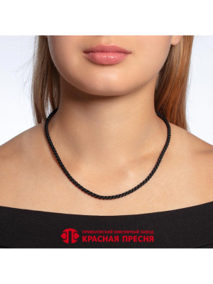 Шнур бижутерия, покрытие - серебрение, без вставок