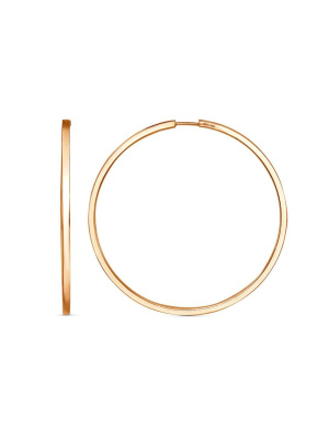 Серьги бижутерия, покрытие - золочение, без вставок