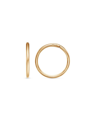 Серьги серебро 925 пробы, покрытие - золочение, без вставок