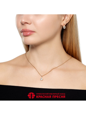 Подвеска серебро 925 пробы, покрытие - золочение