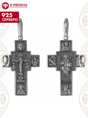 Подвеска серебро 925 пробы, покрытие - оксидирование, без вставок